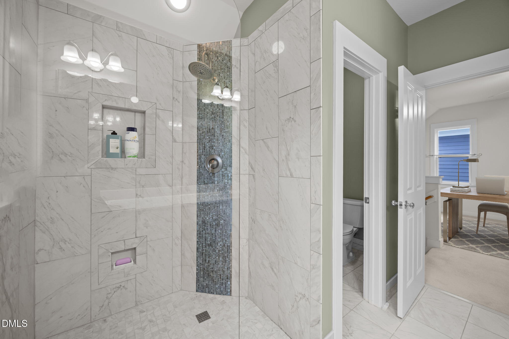 2817 Falls River Avenue Raleigh, NC 27614 - Photo 38 of 60 a bathroom with a shower