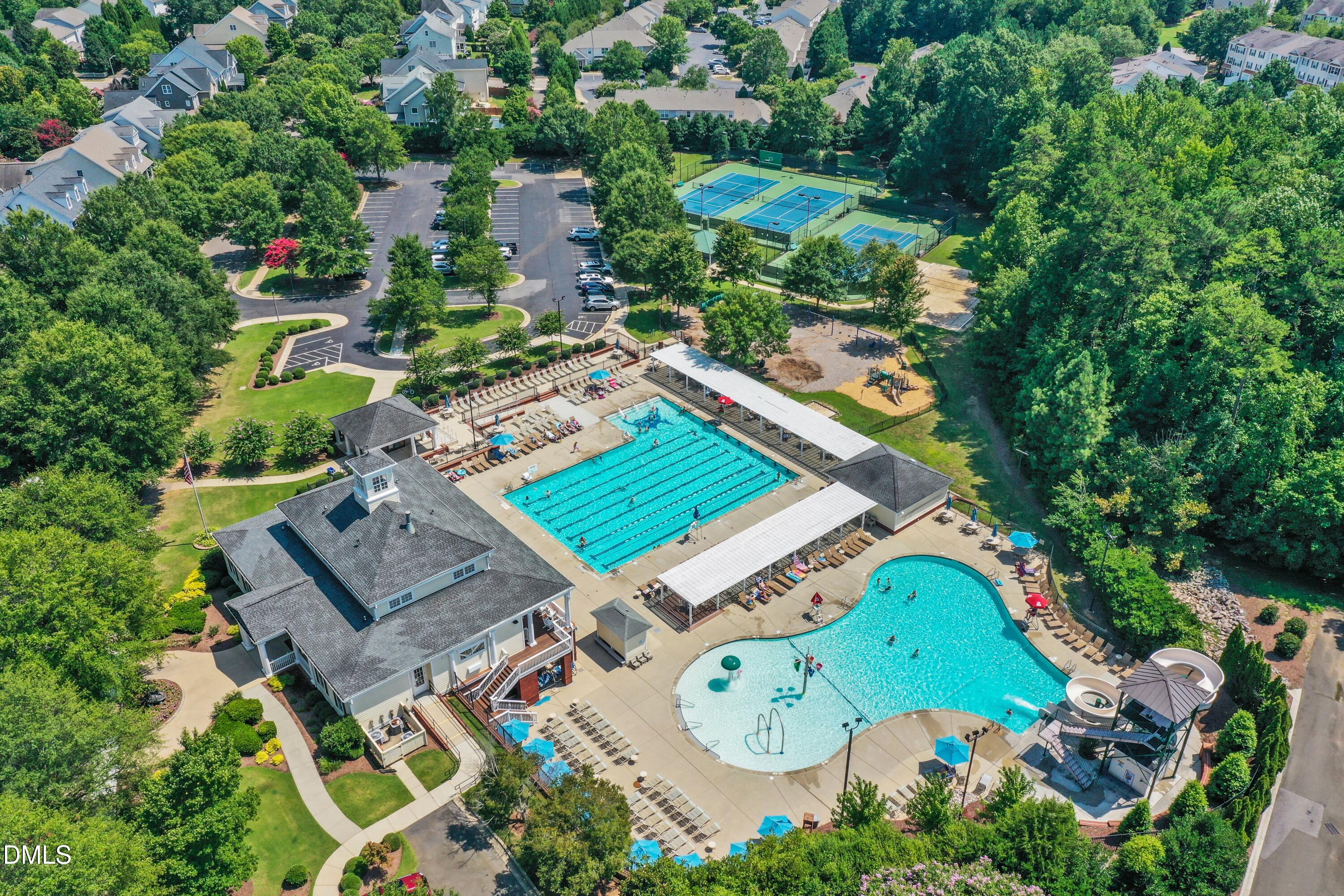 2817 Falls River Avenue Raleigh, NC 27614 - Photo 55 of 60 an aerial view of a house with outdoor space