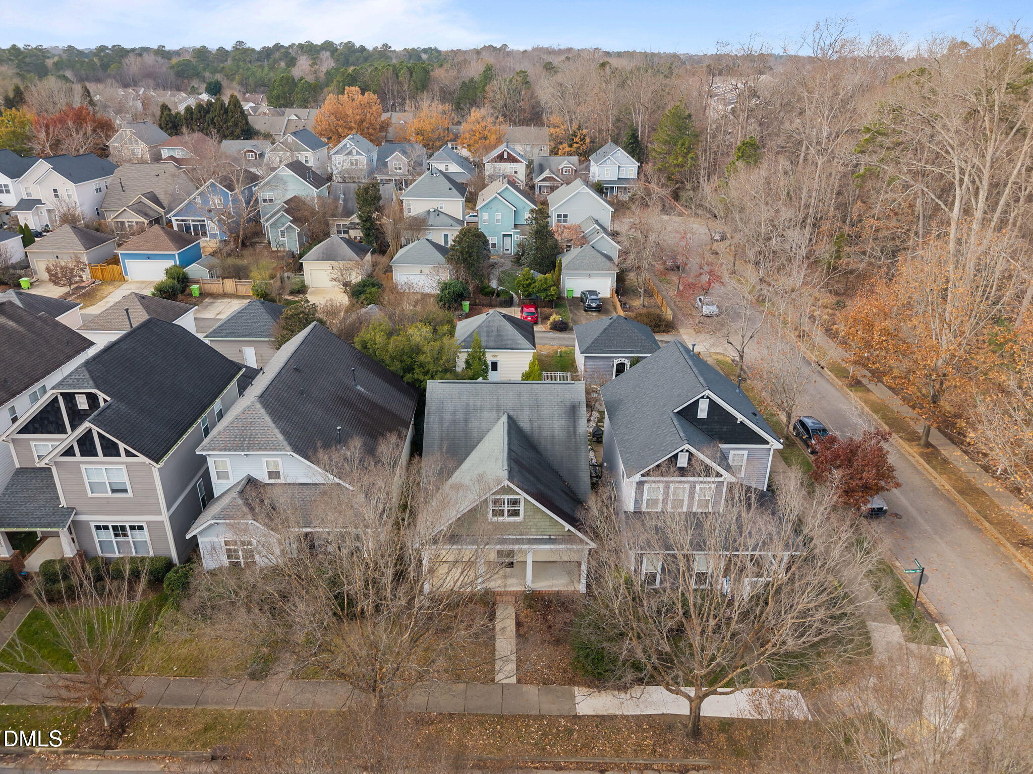 2817 Falls River Avenue Raleigh, NC 27614 - Photo 59 of 60 an aerial view of a house