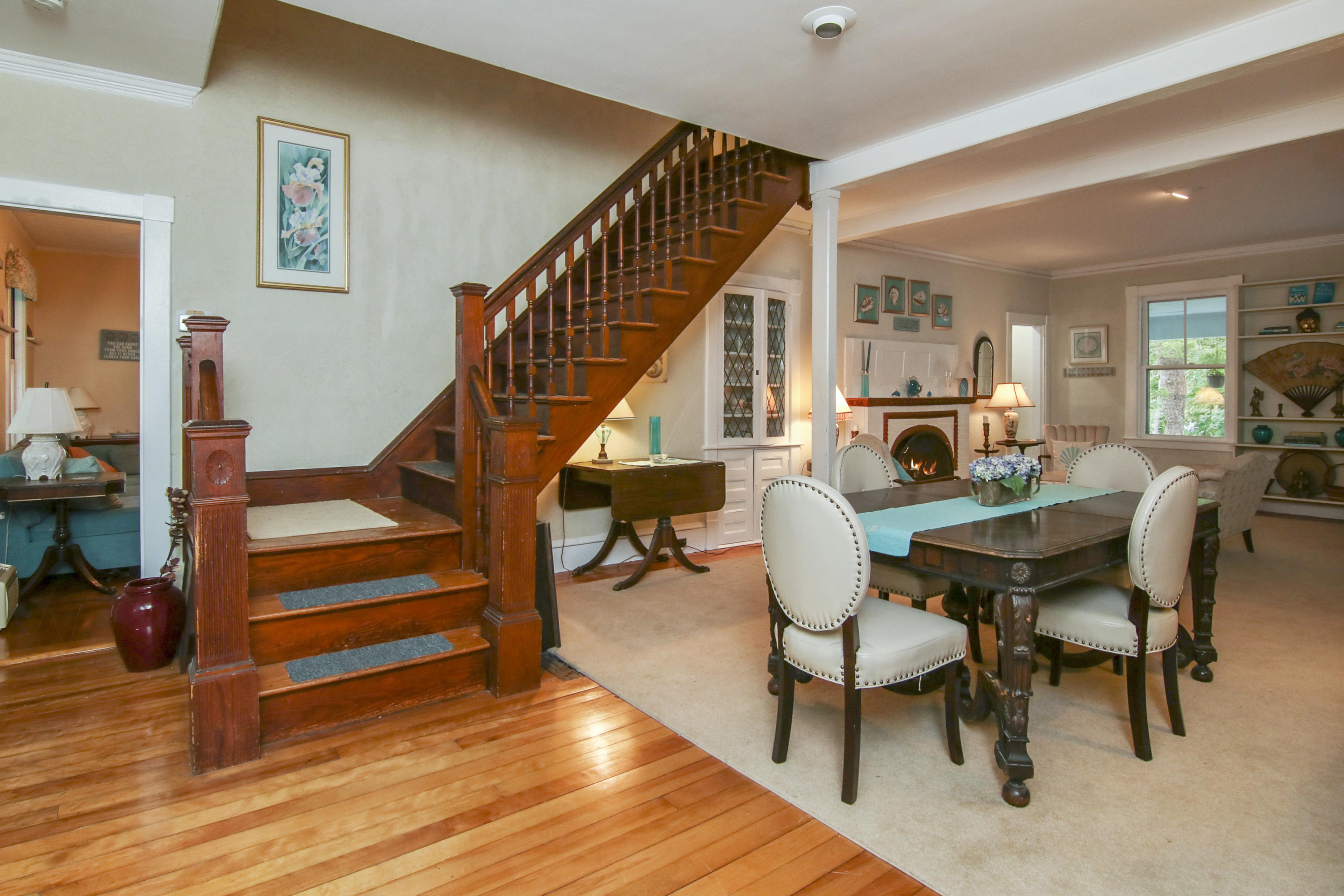 40 Red Brook Harbor Road Pocasset, MA 02559 - Photo 5 of 30 a dining room with furniture entryway and wooden floor