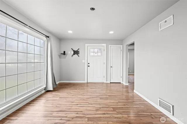 a view of empty room