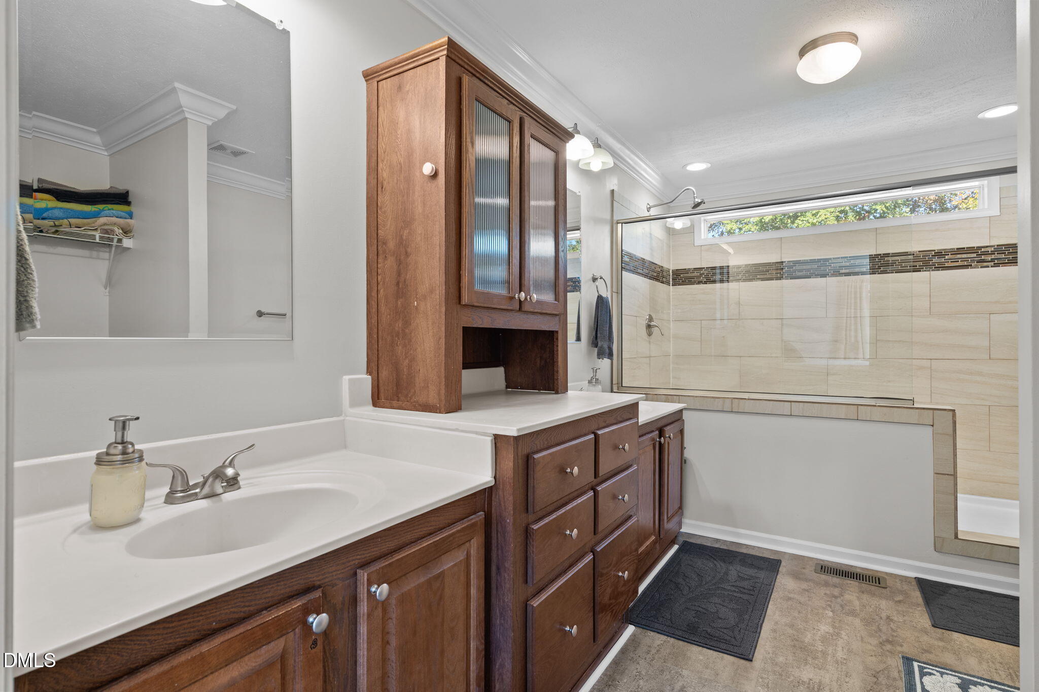 1940 Wadsworth Road Carthage, NC 28327 - Photo 25 of 57 a bathroom with a sink and a mirror