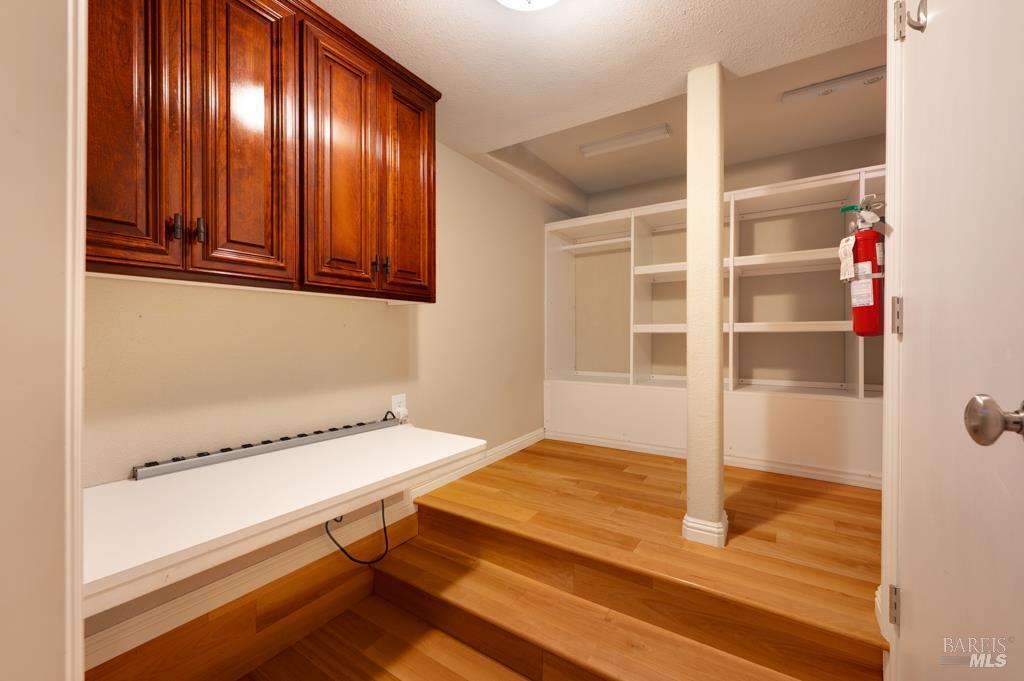 2531 Del Rosa Avenue Santa Rosa, CA 95404 - Photo 29 of 41 a view of an empty room with wooden floor and a window
