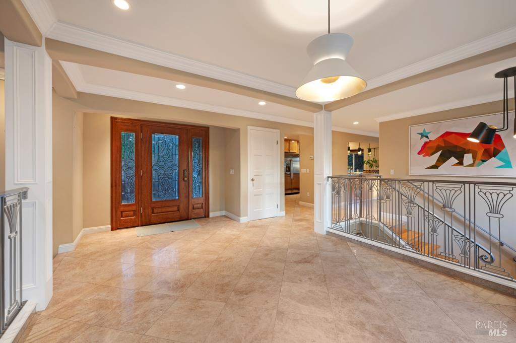 2531 Del Rosa Avenue Santa Rosa, CA 95404 - Photo 5 of 41 a view of a hallway with wooden floor and windows