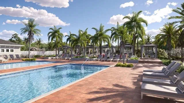 a living room with furniture gym equipment and a large window