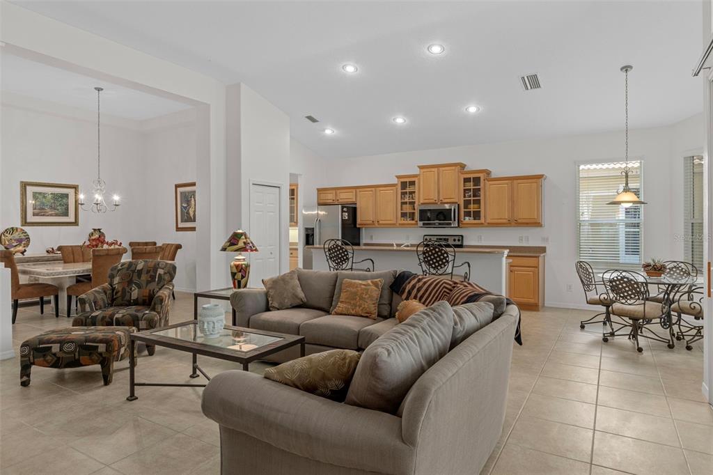 1031 West Diamond Shore Loop, Unit 5 Hernando, FL 34442 - Photo 18 of 69 a living room with furniture and a view of kitchen