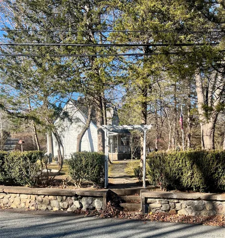 a view of a yard with plants