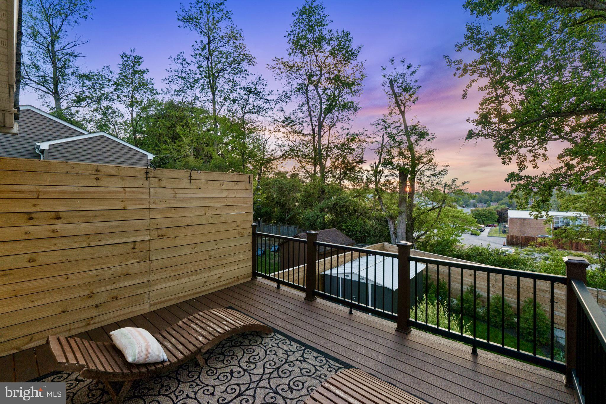 3311 Pendleton Drive Silver Spring, MD 20902 - Photo 43 of 45 a view of a balcony with wooden floor and fence
