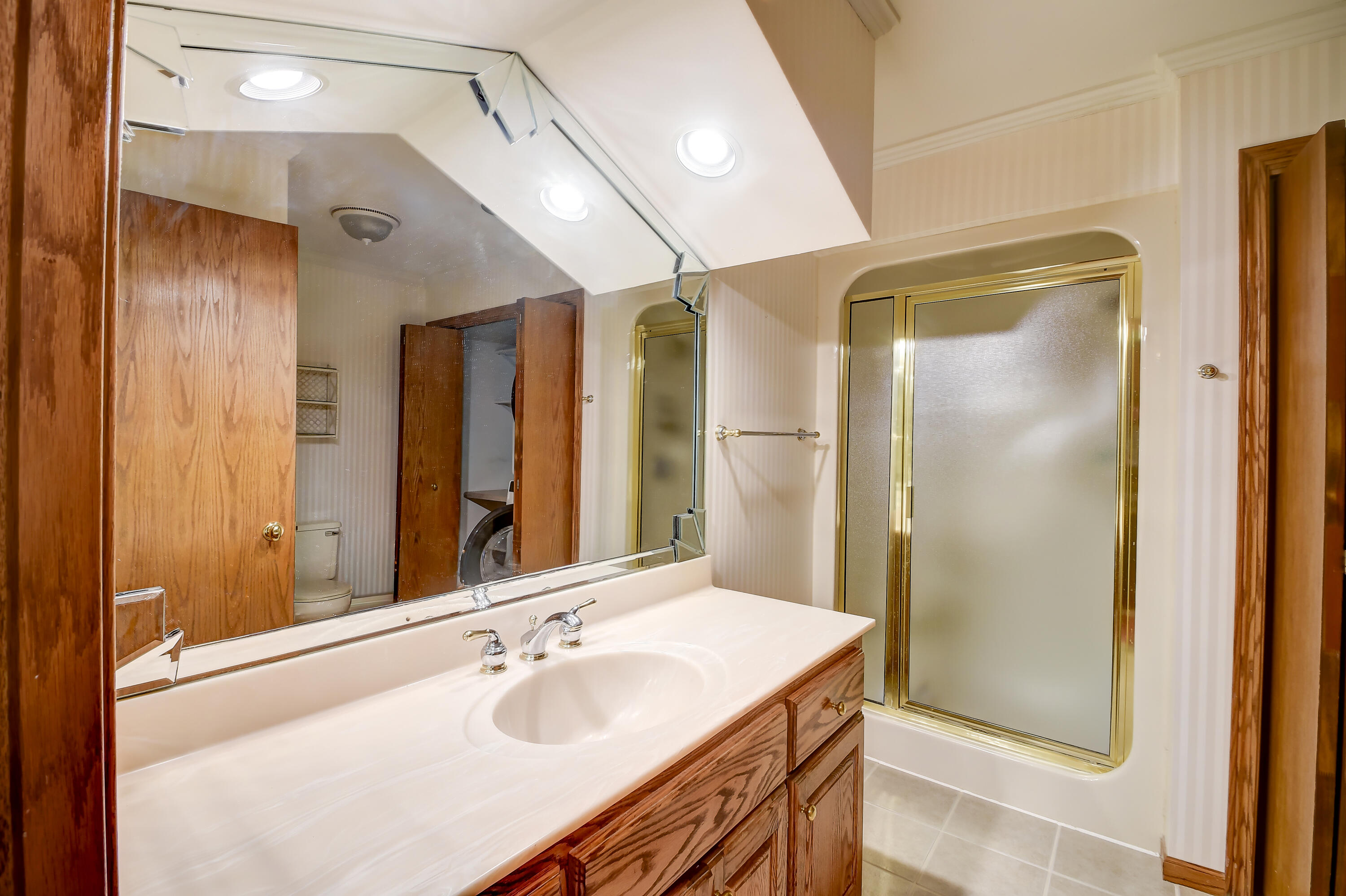 2214 Willowbrook Drive West Bend, WI 53090 - Photo 8 of 21 Master bath with shower