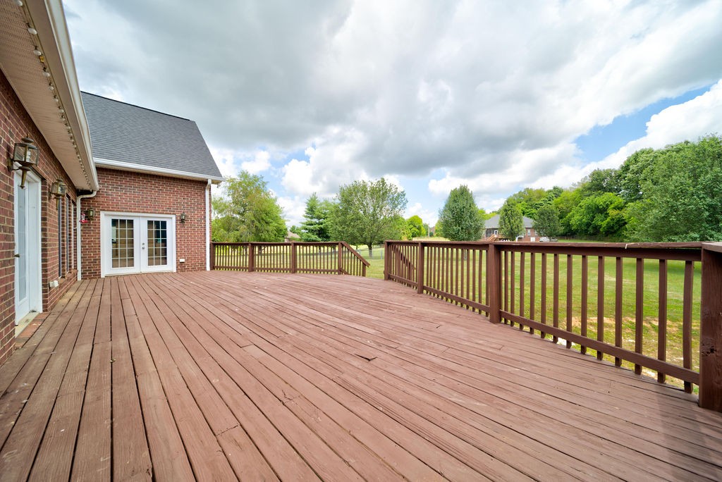 3377 Beckwith Road Mount Juliet, TN 37122 - Photo 40 of 50 a view of backyard with a deck