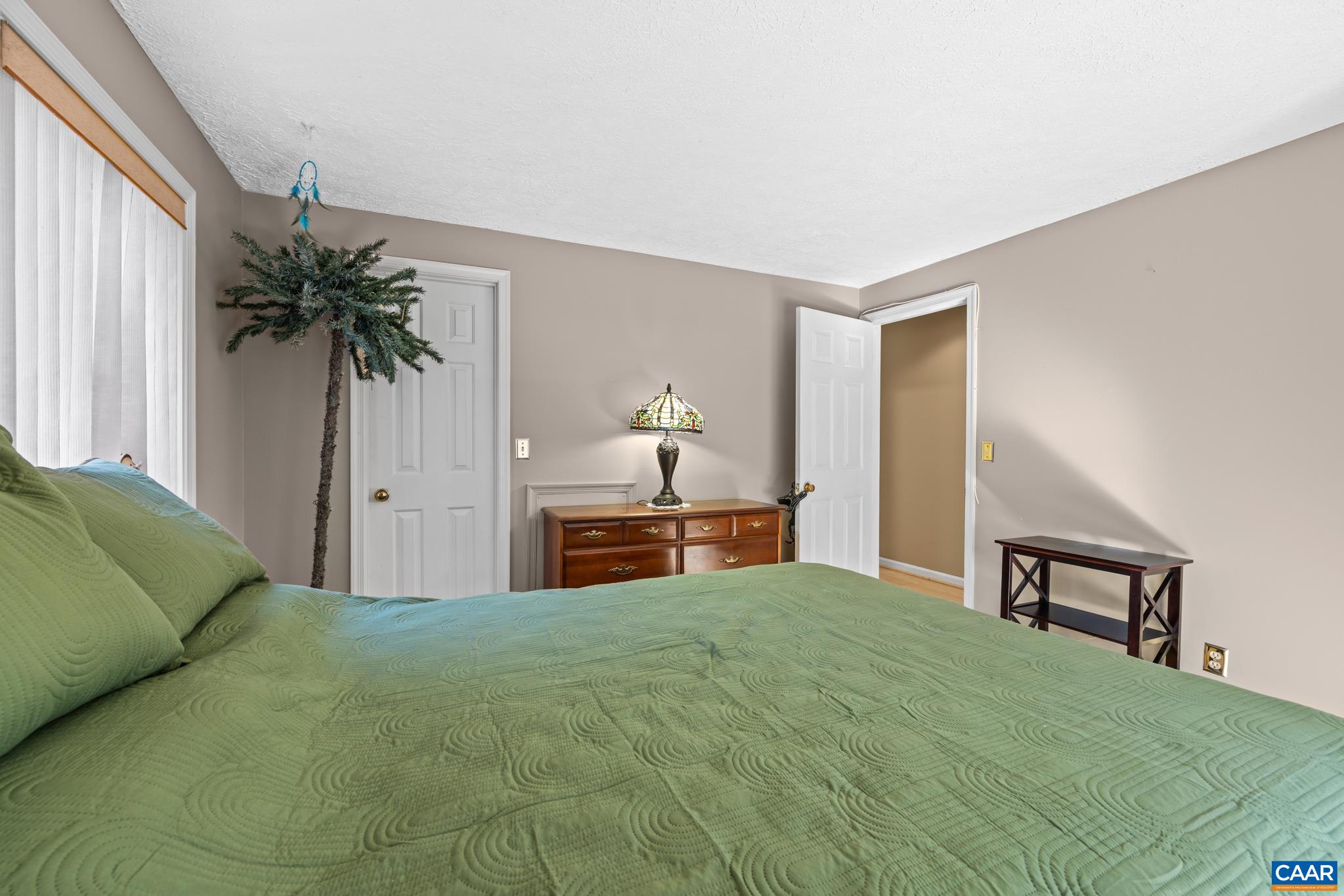 2530 Gillums Ridge Lane Charlottesville, VA 22903 - Photo 9 of 45 a bedroom with a bed and a potted plant