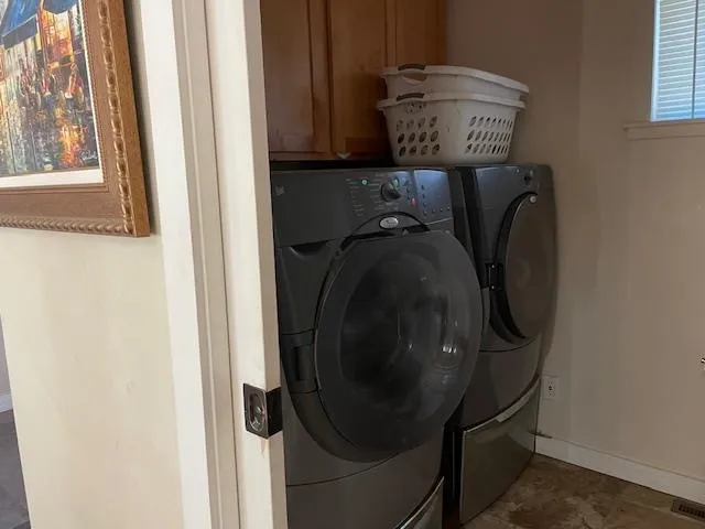 a close view of walk in closet