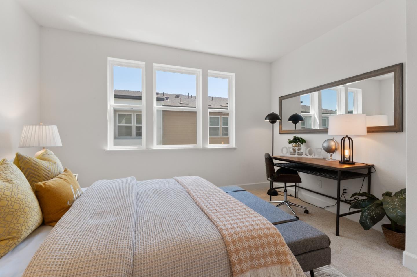 39447 Finial Common Fremont, CA 94539 - Photo 31 of 48 a bedroom with a bed and a window