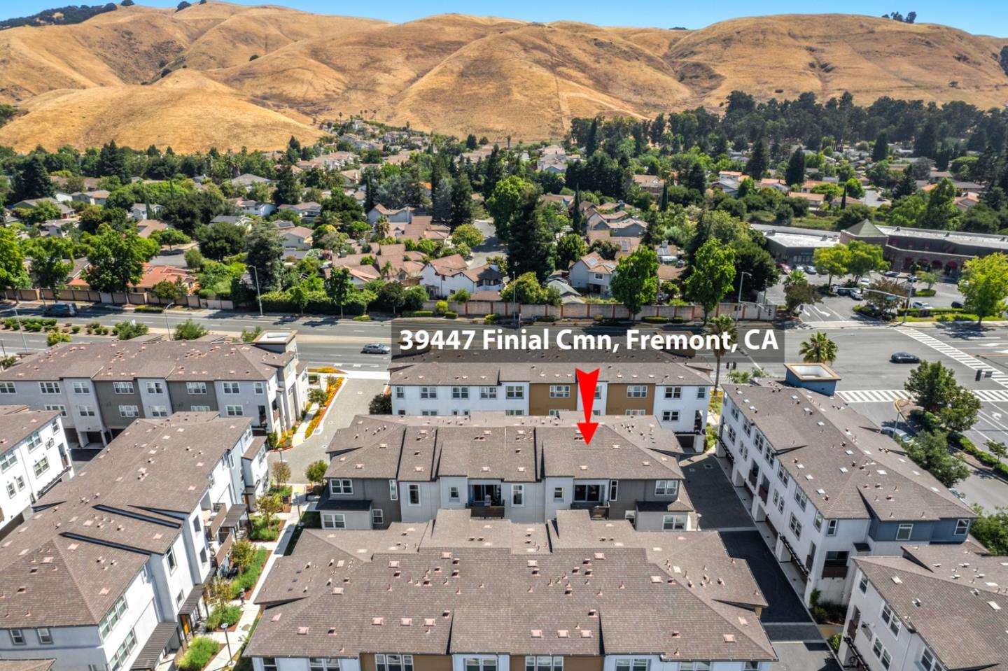 39447 Finial Common Fremont, CA 94539 - Photo 44 of 48 an aerial view of a city