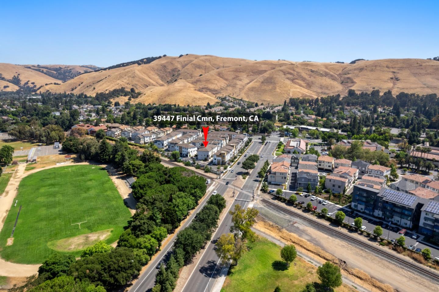39447 Finial Common Fremont, CA 94539 - Photo 47 of 48 a view of a city with mountains in the background