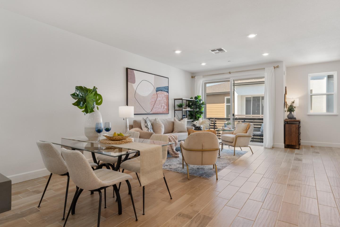 39447 Finial Common Fremont, CA 94539 - Photo 9 of 48 a living room with furniture and wooden floor
