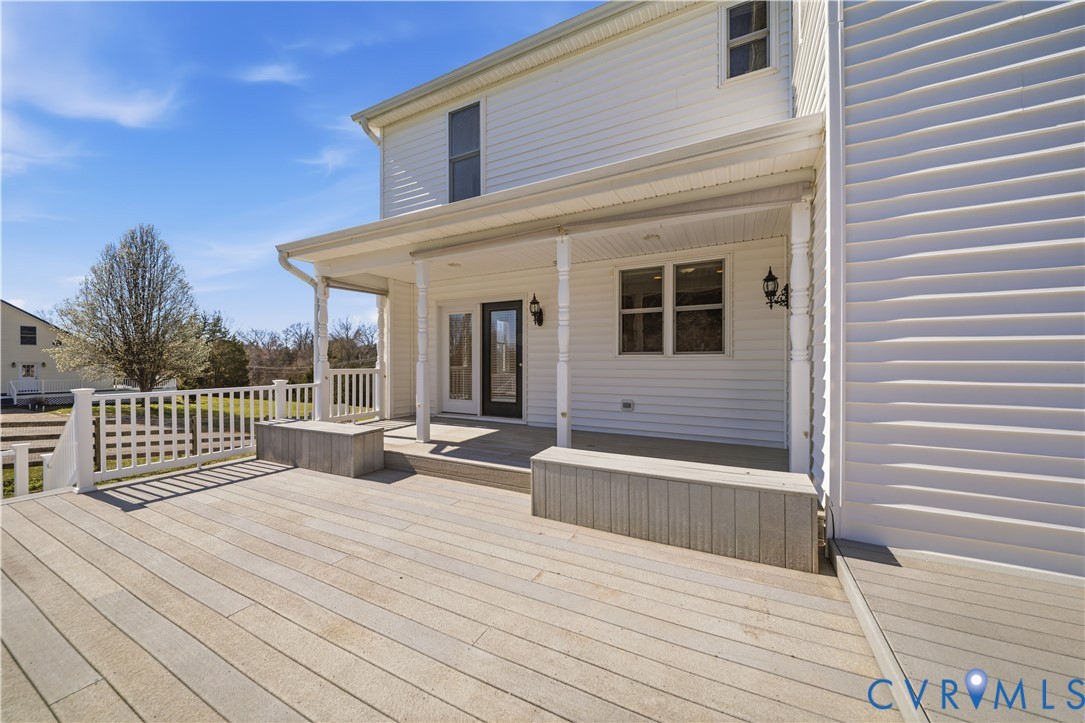 5815 Springfield Farm Lane Mineral, VA 23117 - Photo 30 of 41 View of wooden deck