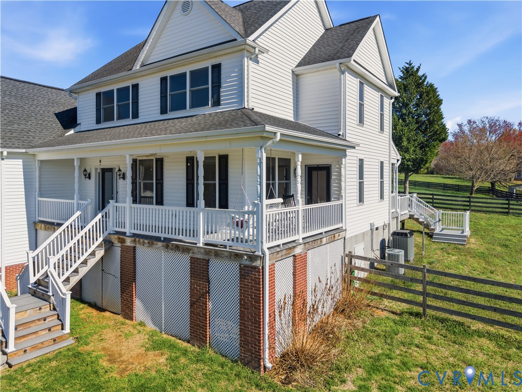 5815 Springfield Farm Lane Mineral, VA 23117 - Photo 33 of 41 View of front facade featuring covered porch and r