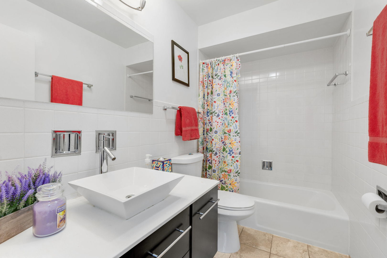 2141 Ridge Avenue, Unit 2B Evanston, IL 60201 - Photo 11 of 13 a bathroom with a sink a toilet and shower