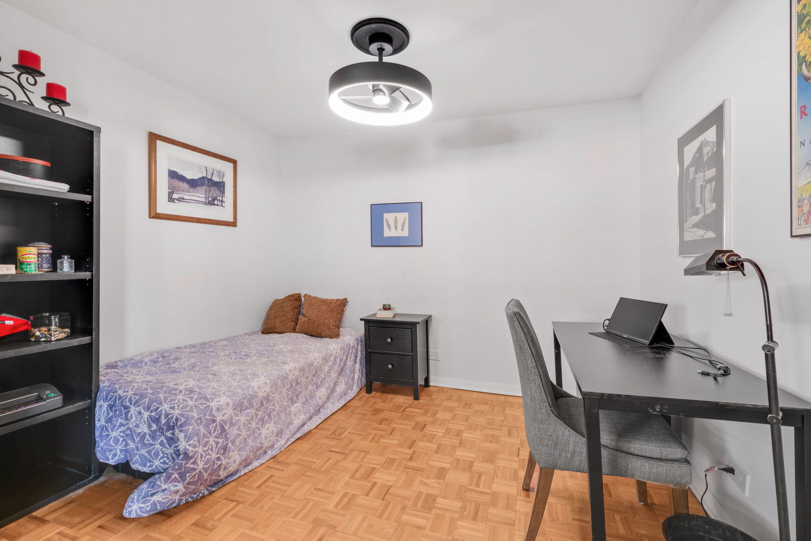 2141 Ridge Avenue, Unit 2B Evanston, IL 60201 - Photo 12 of 13 a bedroom with furniture and a bed