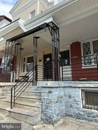 a view of a entryway door front of house