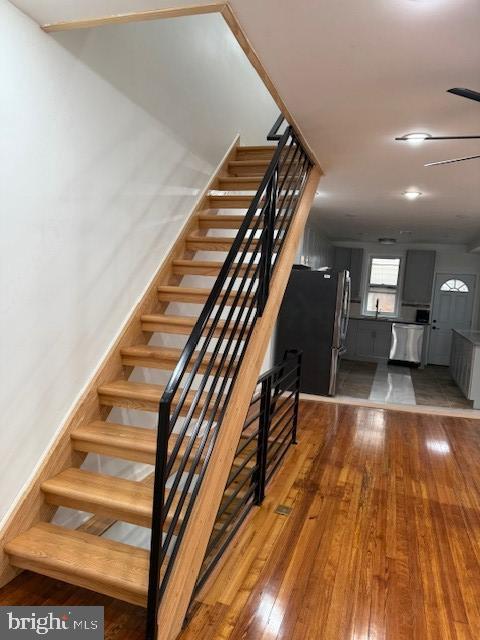 5817 Norfolk Street Philadelphia, PA 19143 - Photo 2 of 11 a view of entryway and hall with wooden floor