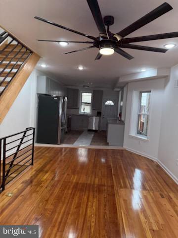 5817 Norfolk Street Philadelphia, PA 19143 - Photo 3 of 11 a view of an empty room with wooden floor