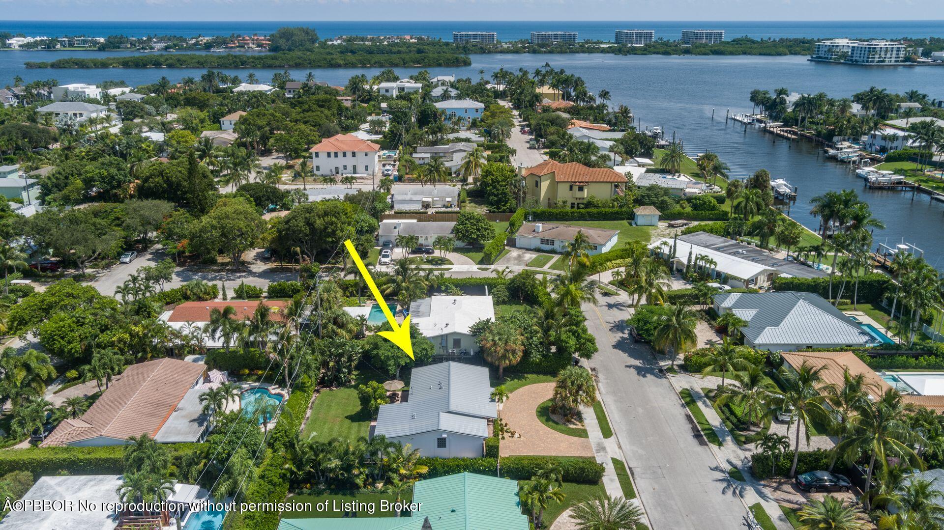 173 Arlington Road West Palm Beach, FL 33405 - Photo 9 of 27 an aerial view of a city with lake view