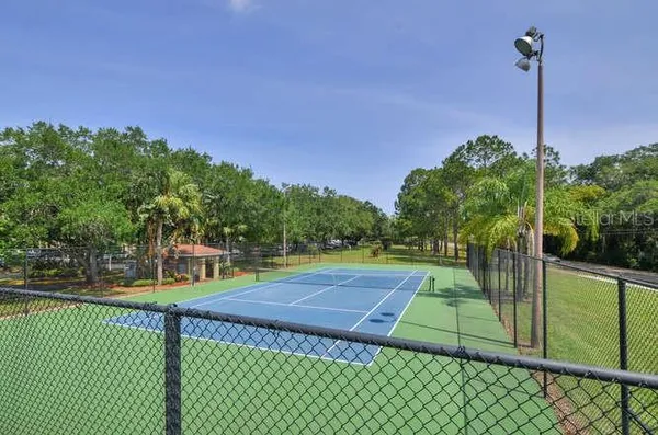 a view of a tennis court