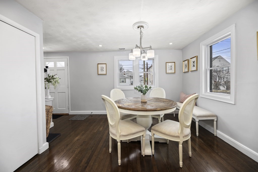 40 Como Road Boston, MA 02136 - Photo 6 of 31 a view of a dining room with furniture and wooden floor