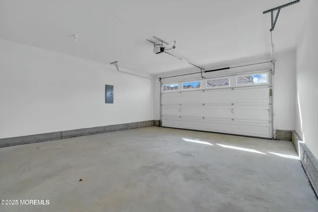 a view of a garage