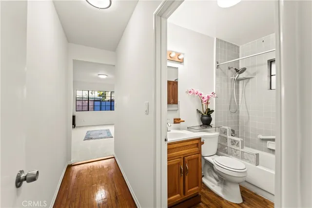 a view of a livingroom with furniture and a couch