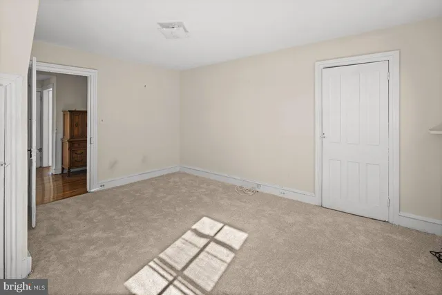 a view of empty room