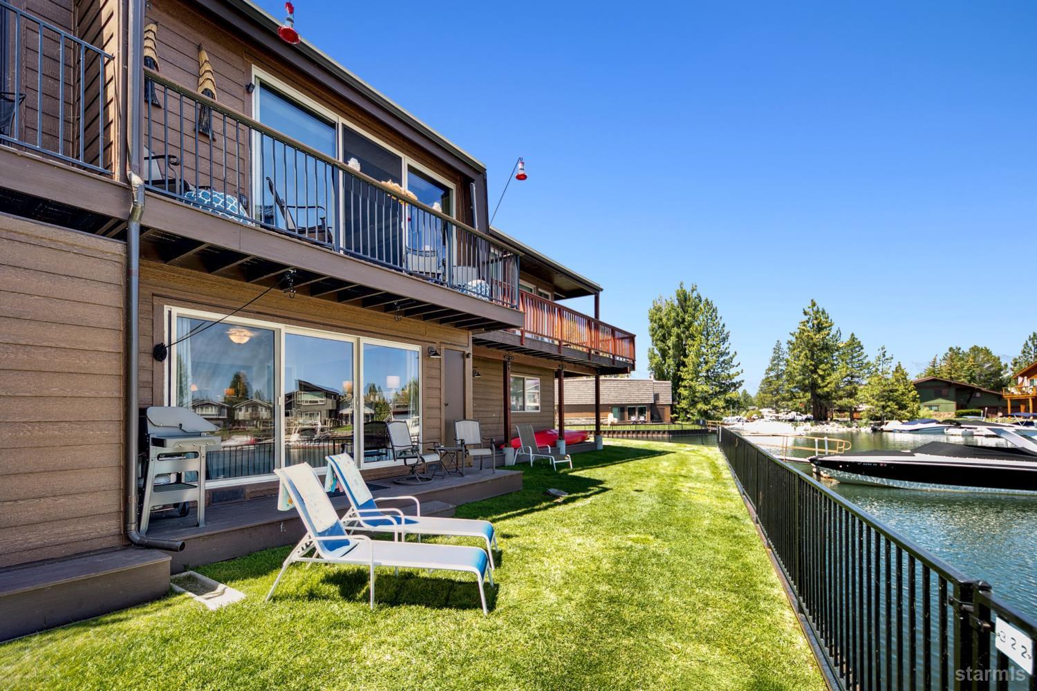 2031 Venice Drive, Unit 322 South Lake Tahoe, CA 96150 - Photo 16 of 38 a view of a patio with chairs and tables