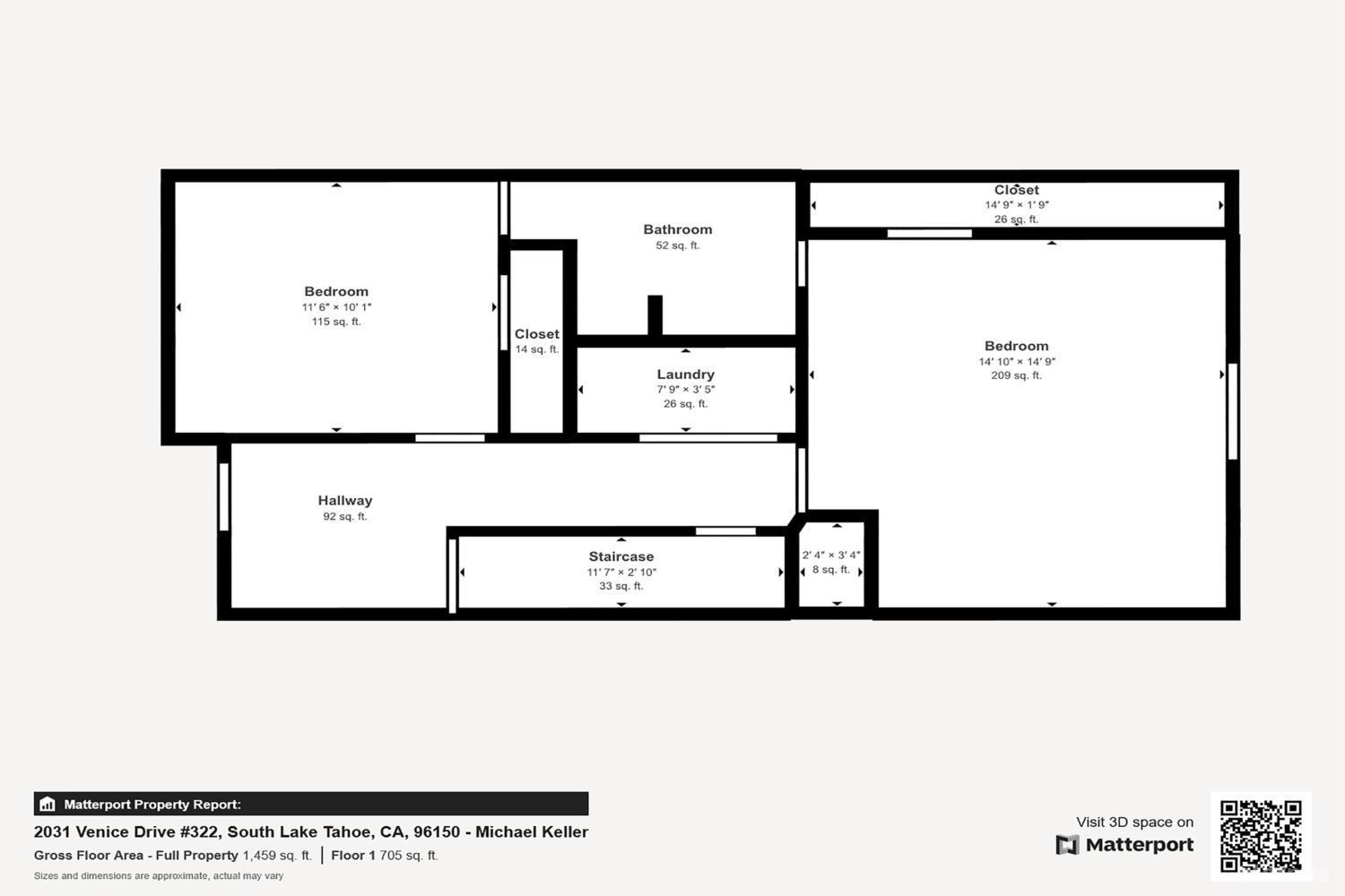 2031 Venice Drive, Unit 322 South Lake Tahoe, CA 96150 - Photo 38 of 38 a picture of a bench