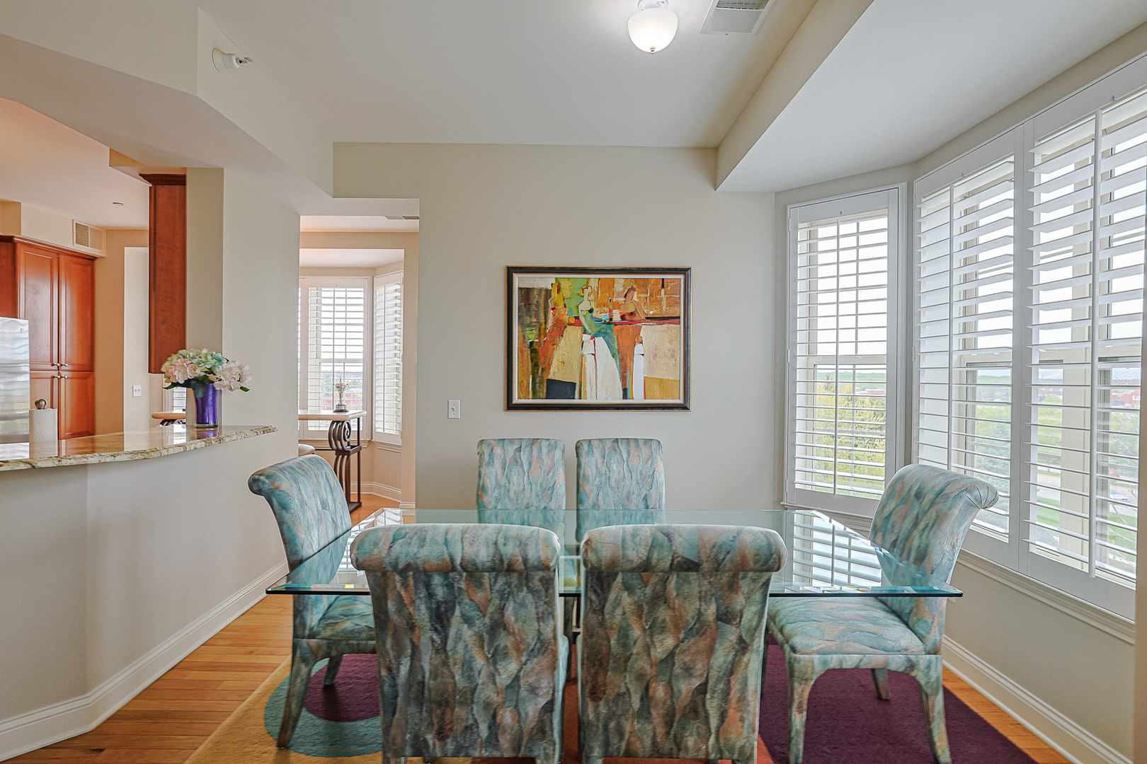 2700 Summit Drive, Unit 401 Glenview, IL 60025 - Photo 12 of 31 a living room with furniture and a large window