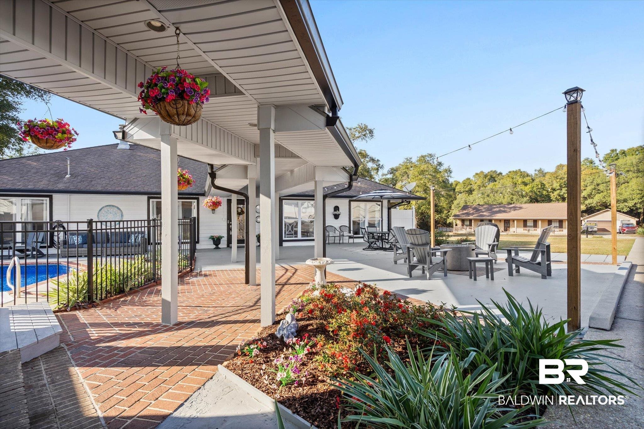4567 Pine Avenue Saraland, AL 36571 - Photo 38 of 48 View of patio / terrace featuring an outdoor fire pit