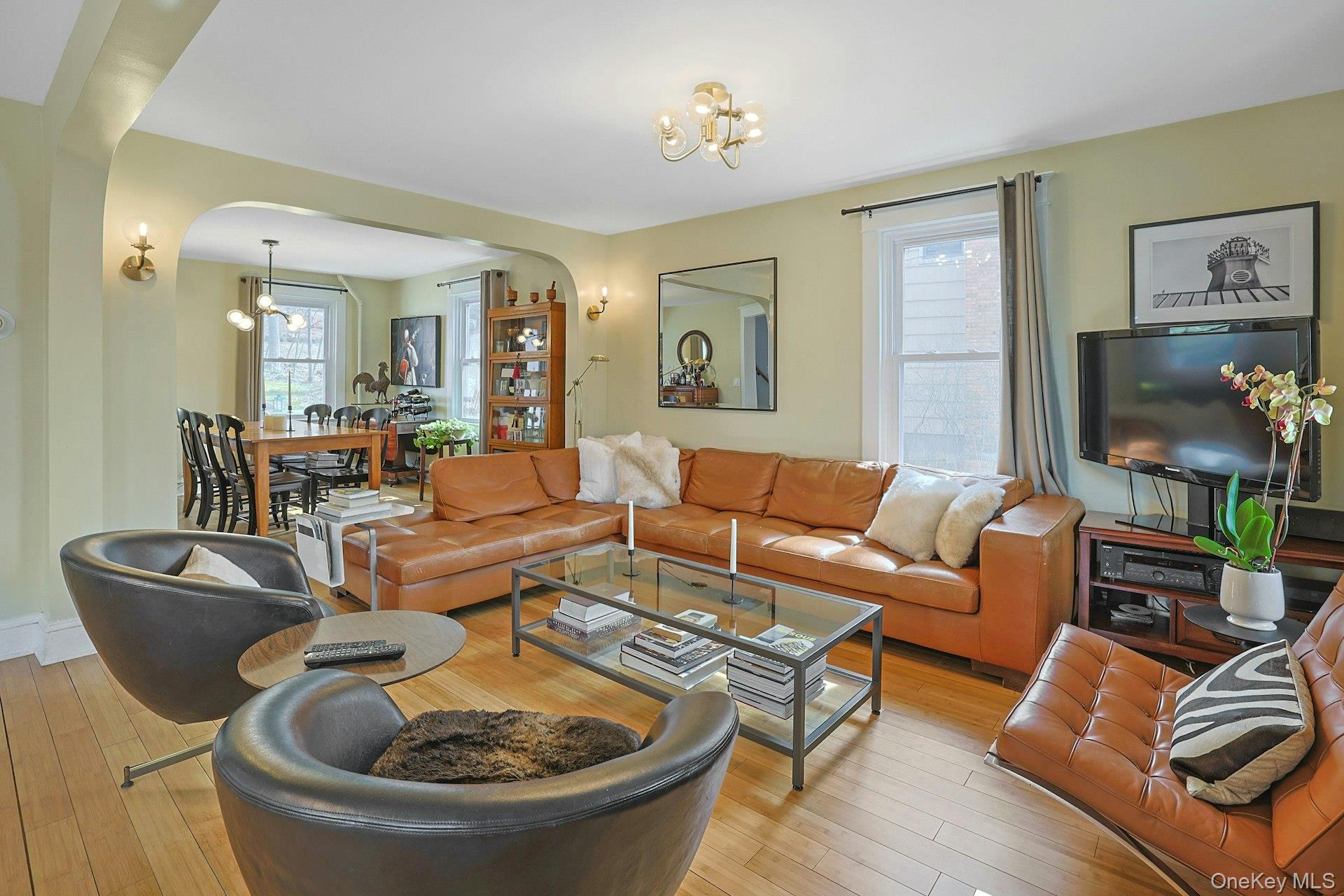 56 North Greenbush Road West Nyack, NY 10994 - Photo 14 of 37 a living room with furniture and a flat screen tv