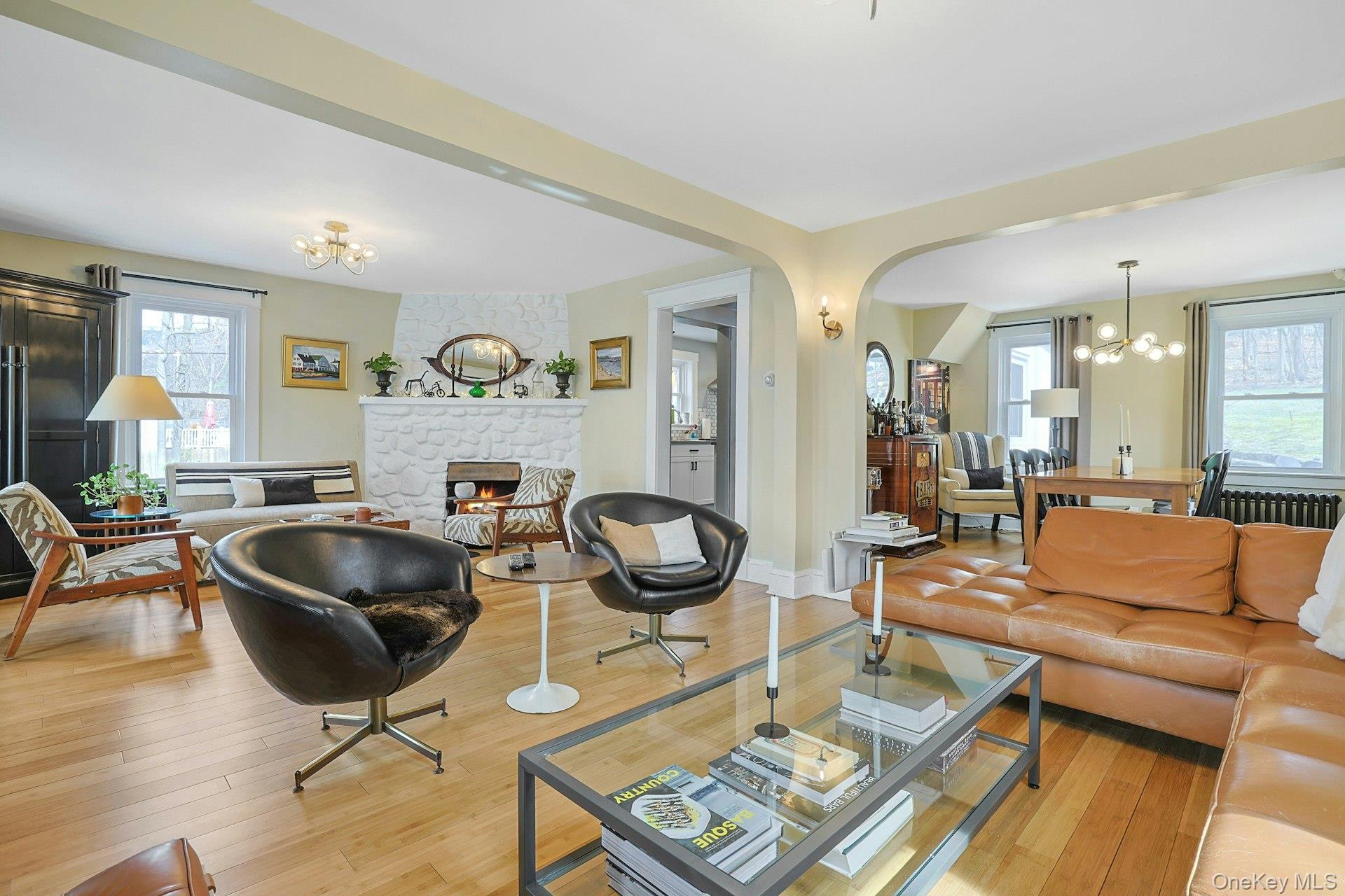 56 North Greenbush Road West Nyack, NY 10994 - Photo 16 of 37 a living room with furniture and a wooden floor