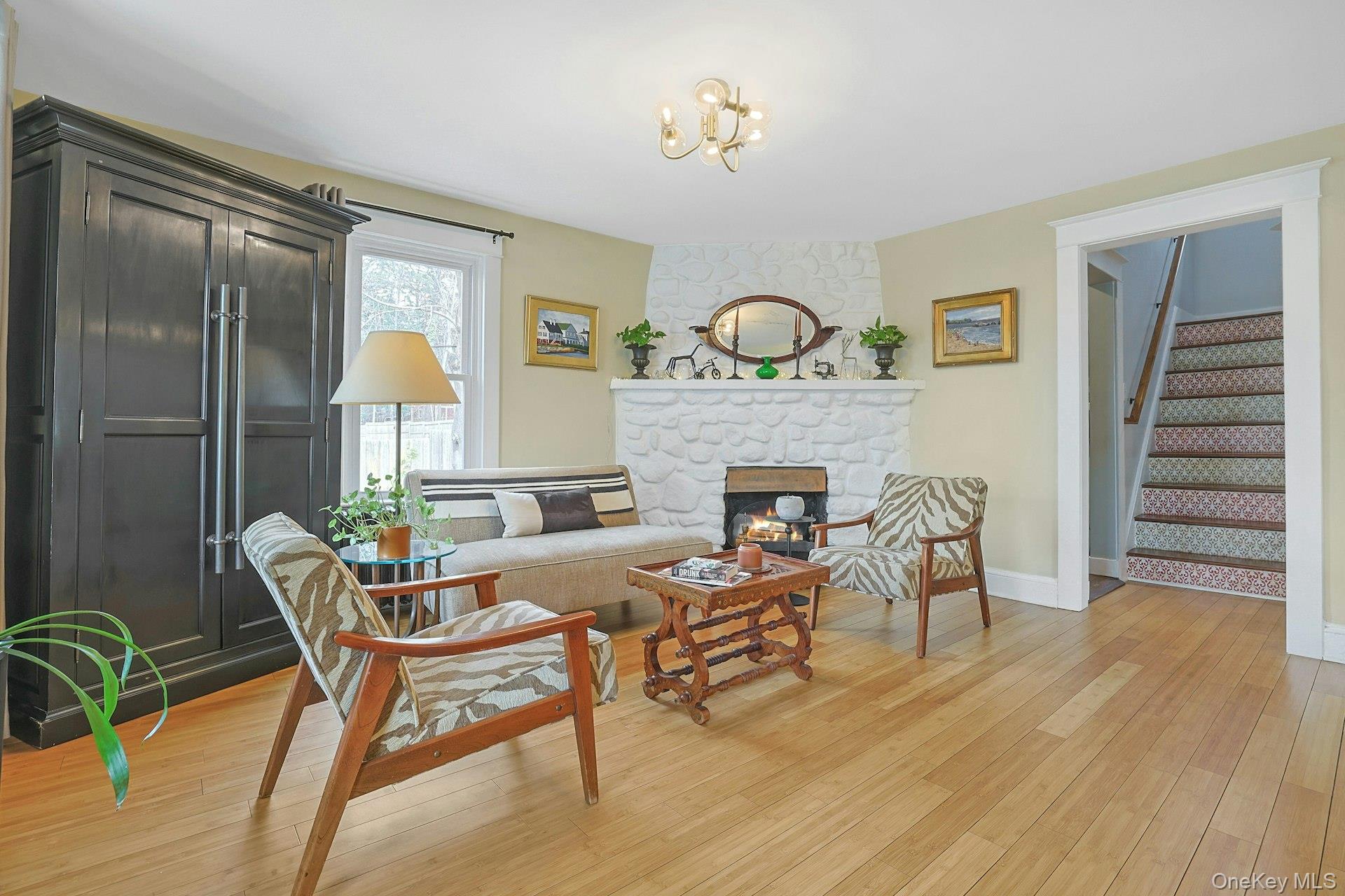 56 North Greenbush Road West Nyack, NY 10994 - Photo 18 of 37 a view of a livingroom with furniture and a fireplace