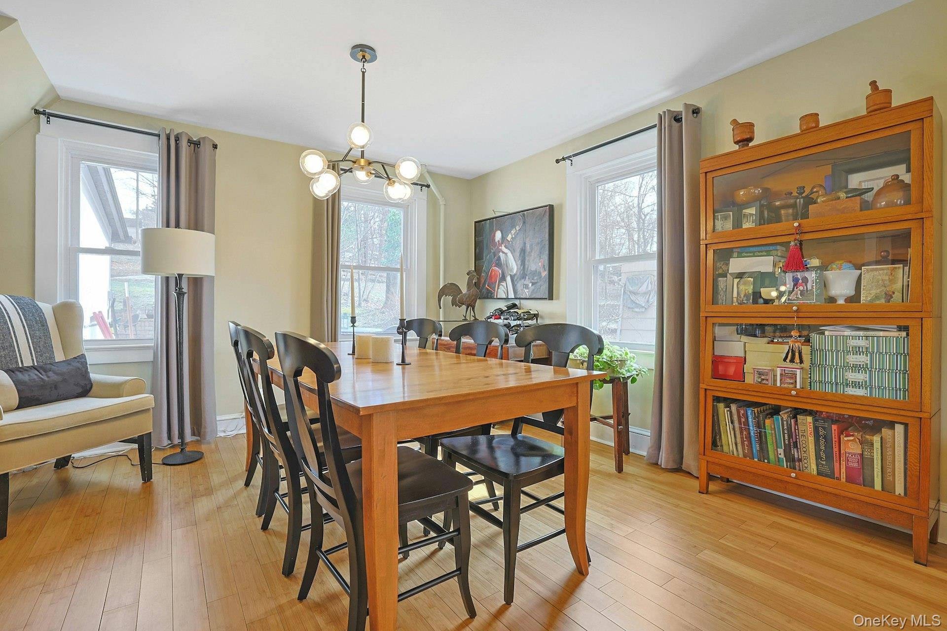 56 North Greenbush Road West Nyack, NY 10994 - Photo 20 of 37 a view of a a dining room with furniture window and wooden floor