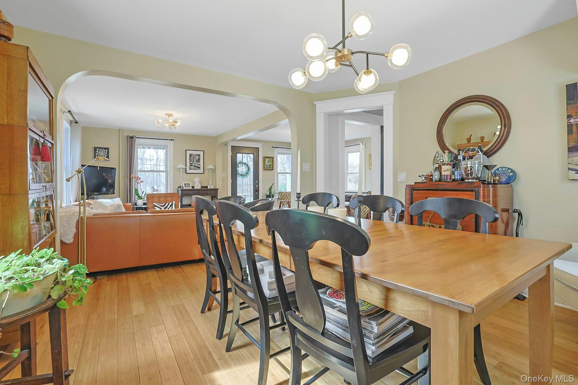 56 North Greenbush Road West Nyack, NY 10994 - Photo 22 of 37 a view of a dining room with furniture and wooden floor