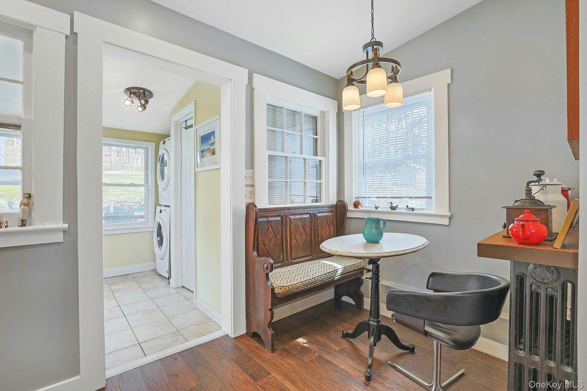 56 North Greenbush Road West Nyack, NY 10994 - Photo 26 of 37 a view of a dining room with furniture window and wooden floor