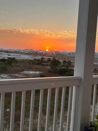 a view of beach and ocean