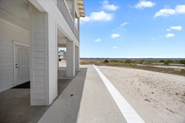 a view of an ocean beach and an ocean