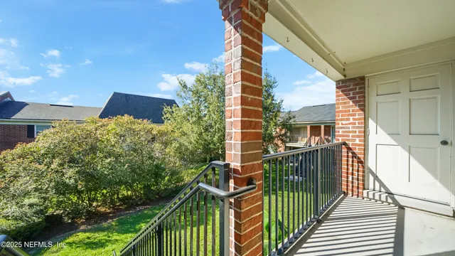 a view of balcony and deck