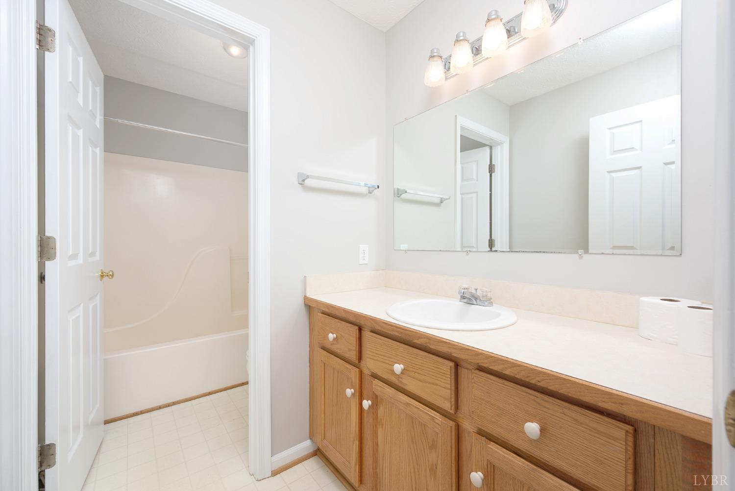 2629 Everett Road Forest, VA 24551 - Photo 34 of 47 a bathroom with a sink vanity tub and shower
