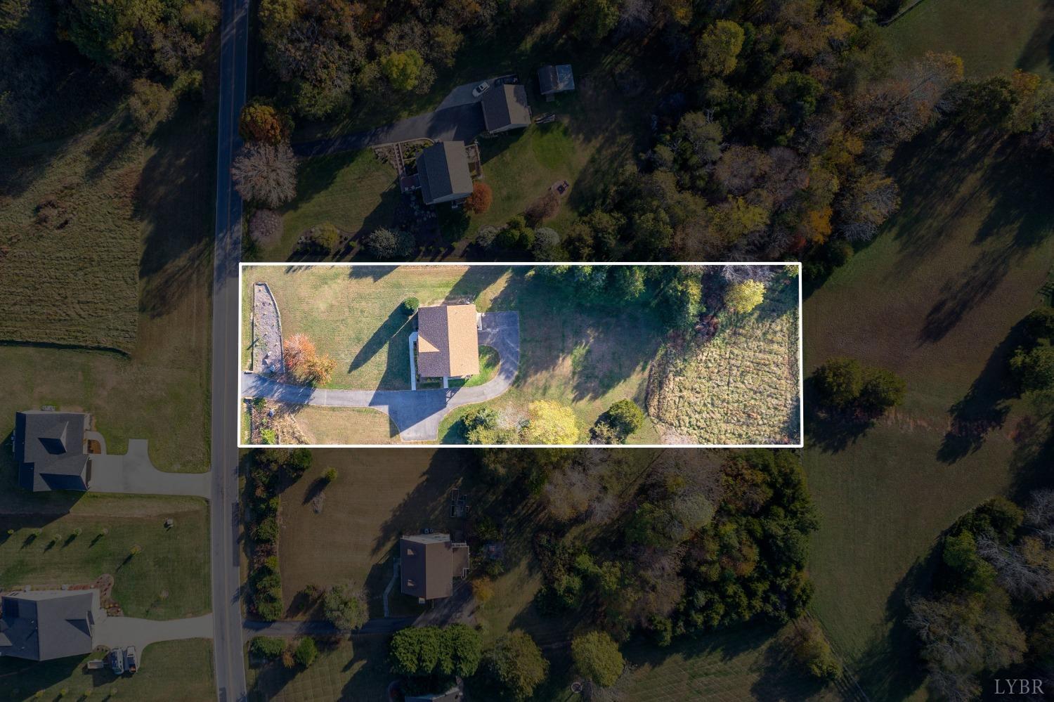 2629 Everett Road Forest, VA 24551 - Photo 46 of 47 an aerial view of house with yard
