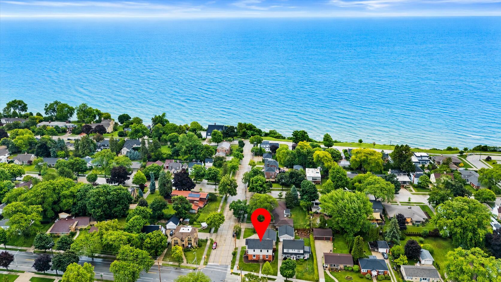 Perfectly positioned just blocks from Lake Michigan, this exceptional location offers effortless access to beaches, scenic shoreline trails, and breathtaking waterfront sunsets.