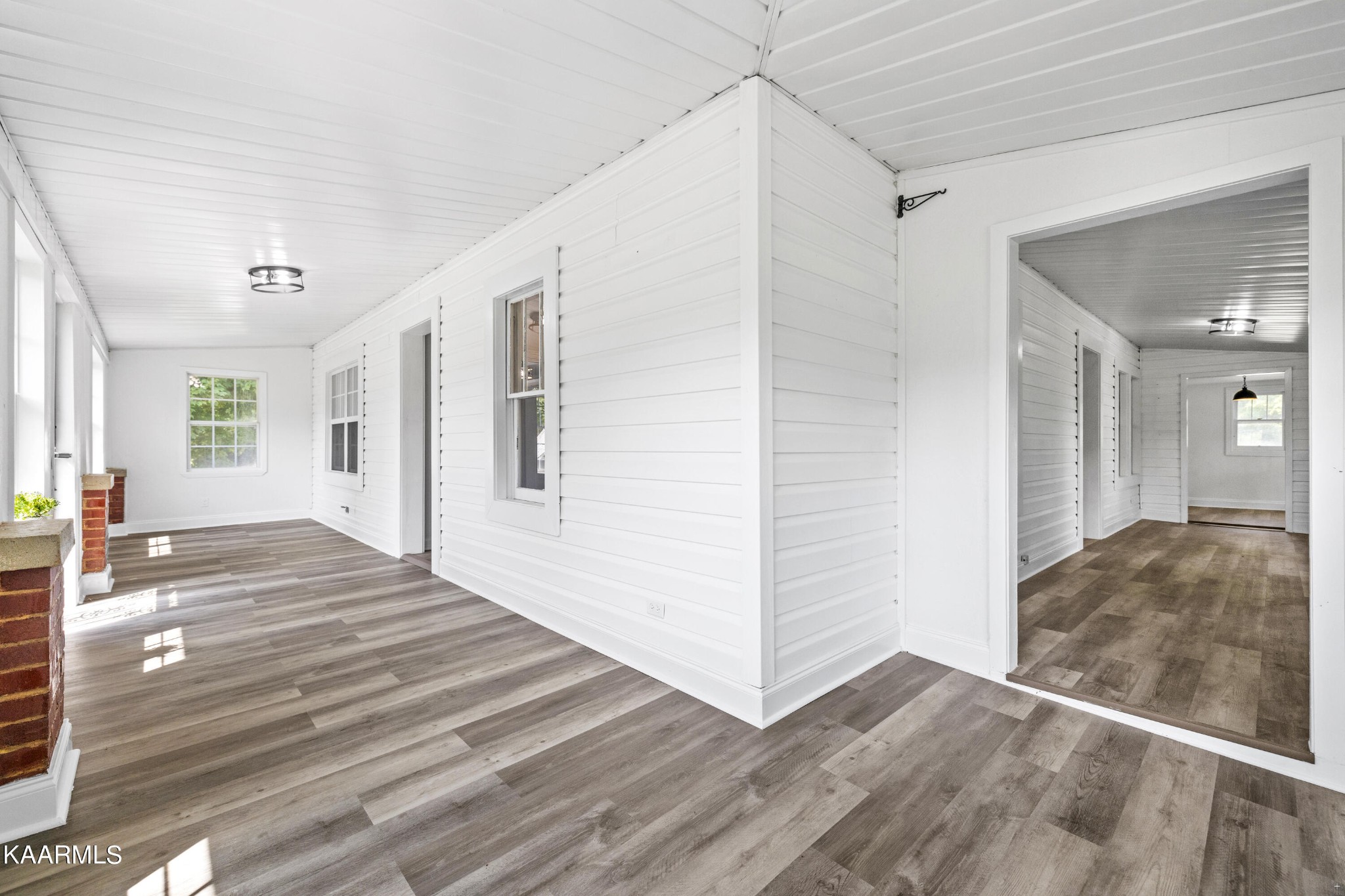 3044 Sims Road Sevierville, TN 37876 - Photo 19 of 34 a view of a hallway view with wooden floor and staircase